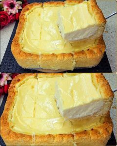 Cremosa, como una tarta de queso, ¡pero aún más bonita!