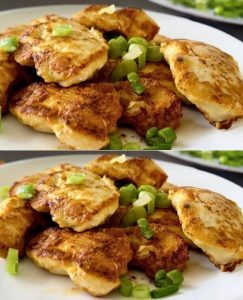 Deliciosa Pechuga de Pollo con Crema Agria