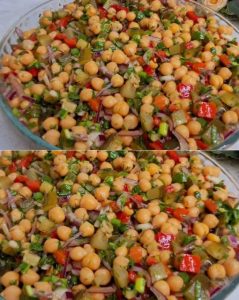 Ensalada de garbanzos de la abuela árabe